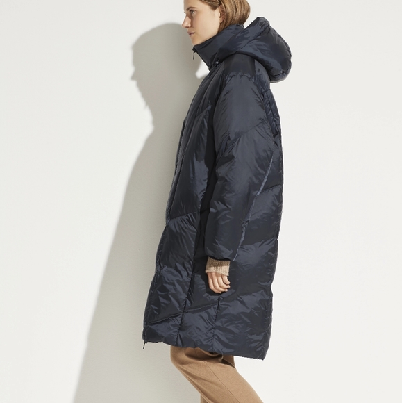 vince navy coat